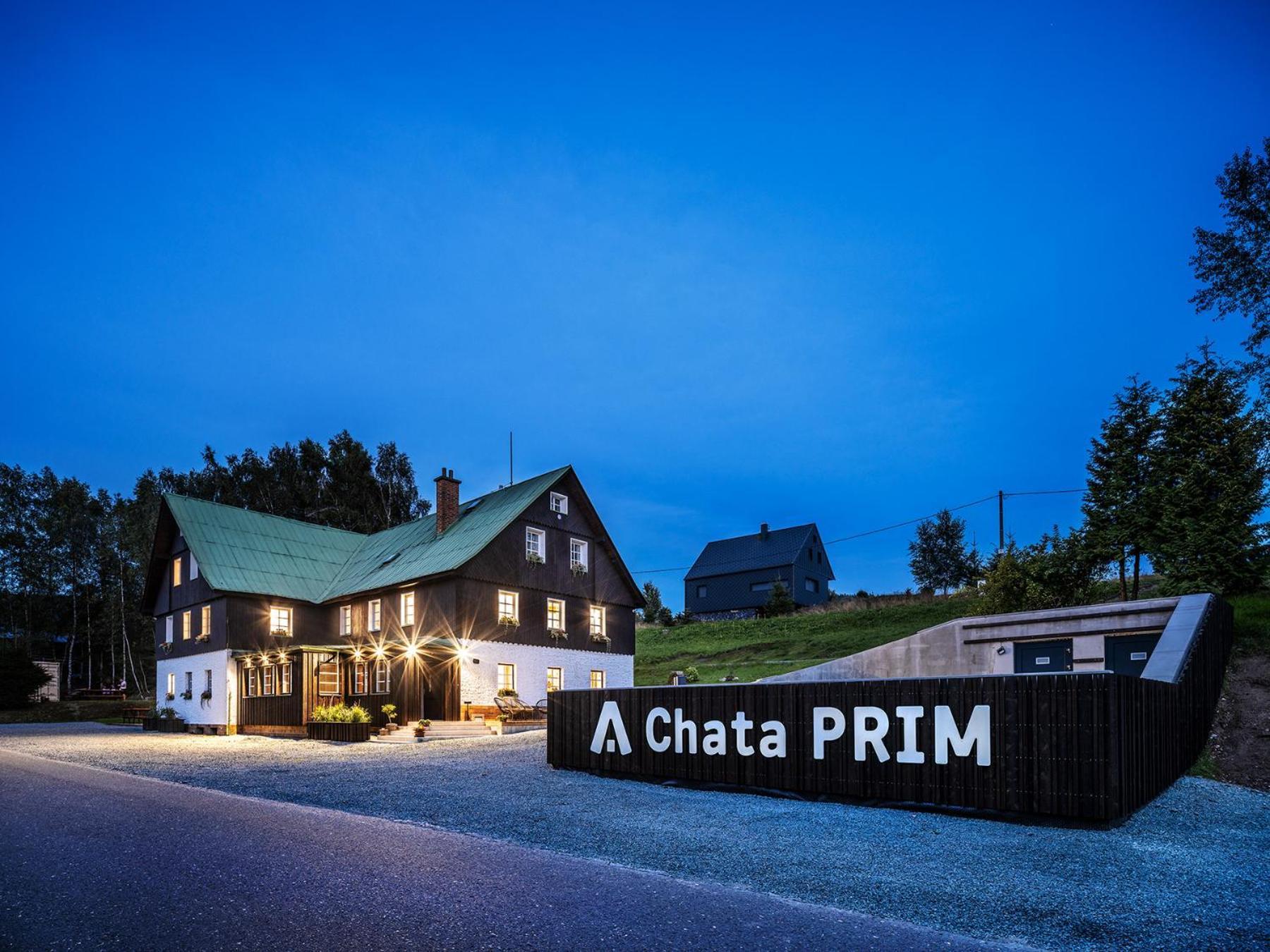 Chata Prim Дештне в Орлицких горах Экстерьер фото